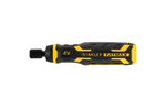 Tournevis sans fil, assisté STANLEY 4 V avec chargeur et embouts 