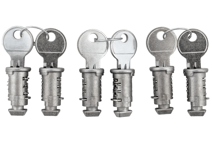 Jeu de serrures et clés universelles (6 pièces)