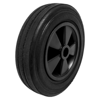 Roue de secours pour WINTERHOFF 294364, roue jockey en caoutchouc plein 200x50 mm