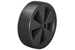 Roue de secours pour ProPlus 341549, roue jockey en caoutchouc plein 220x70 mm