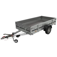 Remorque voiture freiné 1 essieu 300X150 EXPERT PLUS 3015 PTAC 1300 kg