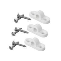 Ensemble de trois œillets horizontaux en plastique pour les supports de fixation du cadre de store ProPlus
