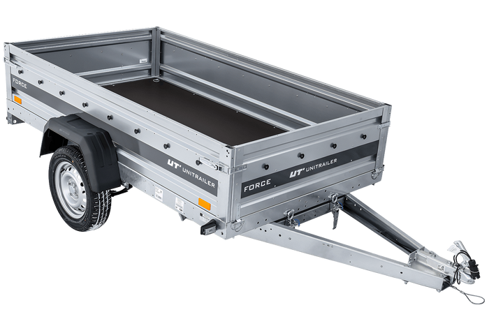 Remorque porte-voitures sur ressorts 230x125 UNITRAILER FORCE 230/R KIPP
