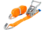 Courroie de transport orange UNITRAIER 4 m/25 mm/1 t avec tendeur