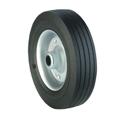 Roue de secours pour WINTERHOFF 200VBB, roue jockey en caoutchouc plein 200x60 mm