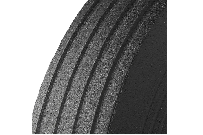 Roue de secours pour ProPlus 341540, roue jockey en caoutchouc plein 200x50 mm