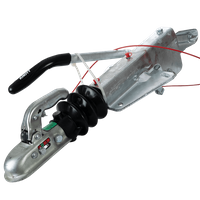 Dispositif de dépassement KNOTT KF17C avec attelage K20B pour remorque de 1700kg avec timon en V