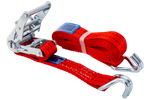 Courroie de transport rouge UNITRAIER 4 m/35 mm/2 t avec tendeur