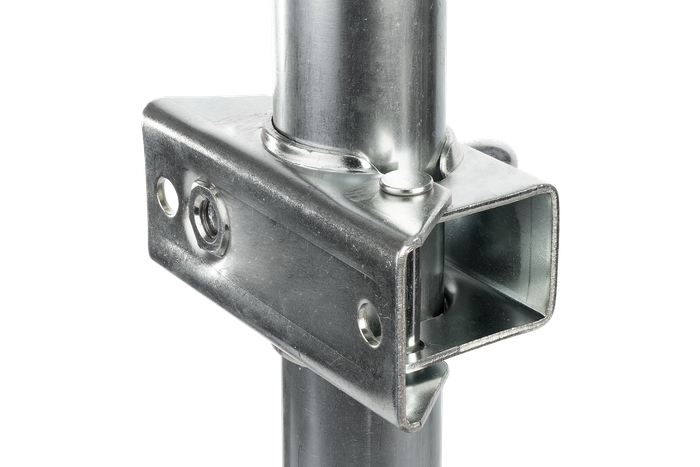 Roue jockey avec collier UNITRAILER 150 kg,48 mm, 505-730 mm