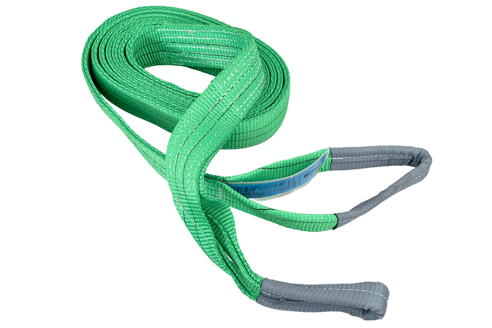 Sangle, élingue de levage HEFFA 5 m/60 mm/2 t avec boucles
