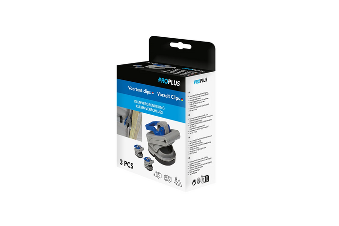 Ensemble de trois clips pour fixer l'auvent de la tente-remorque ProPlus 361735