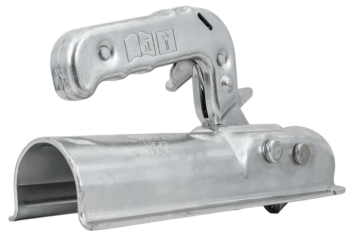 Attelage à boule AL-KO AK7 PLUS pour remorque de 750 kg avec timon tubulaire de 50 mm