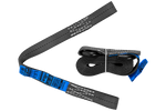 Ensemble de deux sangles de transport HILLS 3 m/25 mm/1 t avec tendeur et deux harnais de 0,45 m pour la fixation de la moto