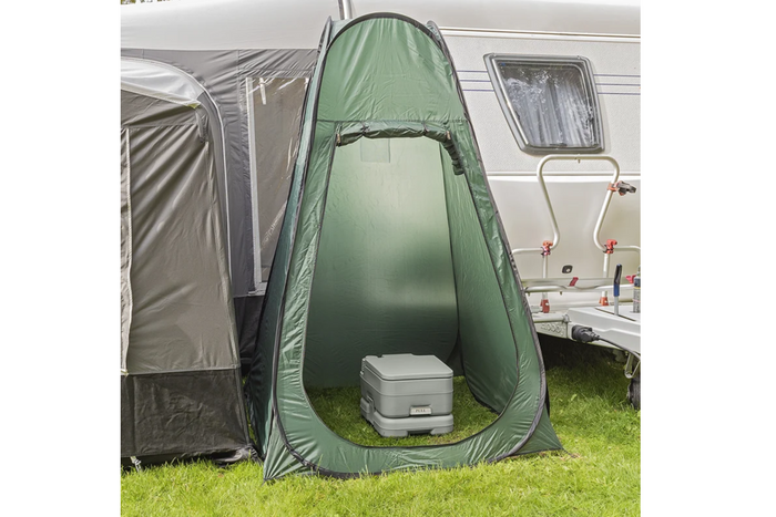 Toilettes de camping portables ProPlus 370415CR grises 10L/10L