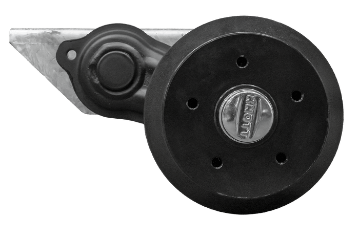 Essieu freiné KNOTT VGB15M/MV pour remorque/porte-voitures 1500 kg, 1400 mm, 1850 mm, 5x112