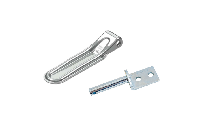 Charnière latérale avec support STEELPRESS ZW-01.270A+UZ-01B montage latéral complet de la remorque