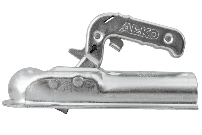 Attelage à boule AL-KO AK7 PLUS pour remorque de 750 kg avec timon tubulaire de 50 mm