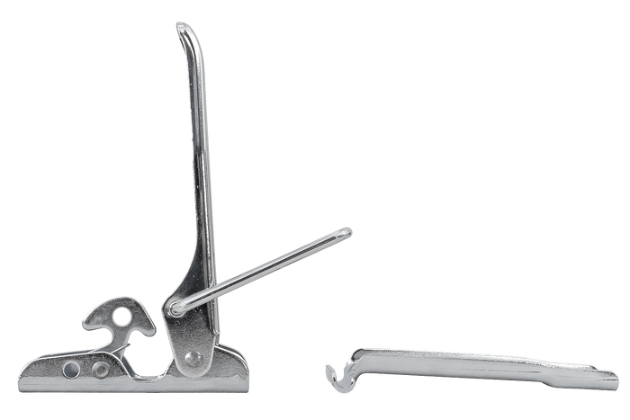 Attelage, charnière latérale avec fixation STEELPRESS ZB-01+Z-02 pour fermeture latérale complète remorque