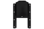 Vanne de goulotte à grains noire UNITRAIER pour remorques agricoles 250x355mm
