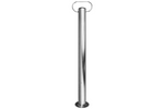 Béquille, support fixe UNITRAILER pour remorque plateau 150 kg,48 mm, 600 mm