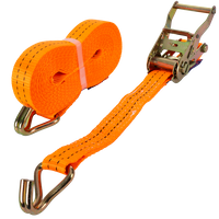 Sangle d'arrimage orange UNITRAILER 10 m/35 mm/2 t avec tendeur