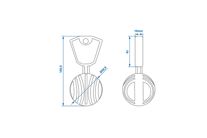 Boule de sécurité pour attelage de remorque ProPlus 341070 Safety Ball