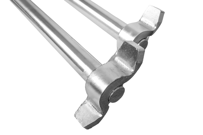 Boulon de verrouillage pour remorque porte-conteneurs STEELPRESS ZD-03 V.3, verrou de porte 3000 mm