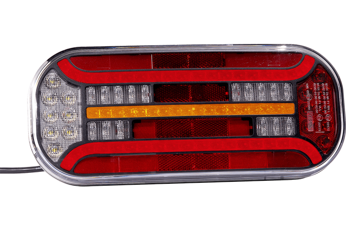 FRISTOM FT-600 Feu arrière LED, 6 fonctions, droit