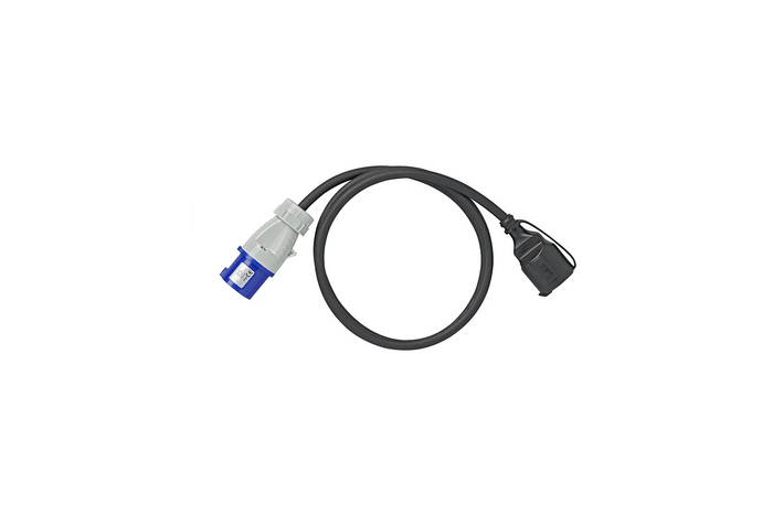 Adaptateur avec prise et fiche CEE avec contact de protection 16 A 230 V ProPlus 373530DE, câble de 150 cm