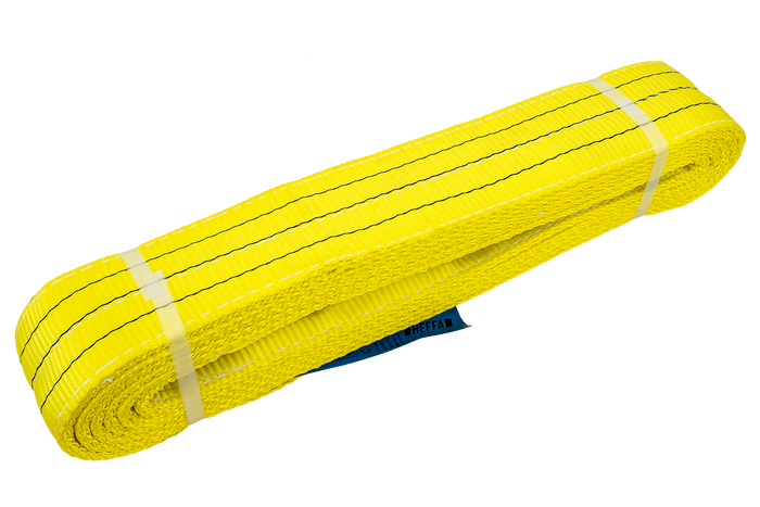 Sangle, elingue de levage HEFFA 6 m/90 mm/3 t avec boucles