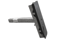 Support latéral plat OUTLET UNITRAILER, longueur 30 cm, hauteur 40 cm, pour remorque à bateau, GRIS
