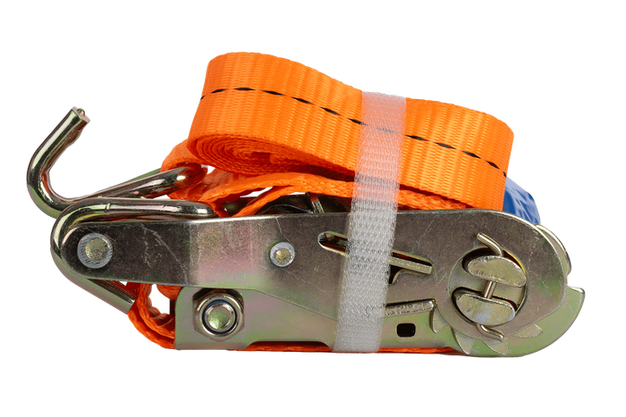 Courroie de transport orange UNITRAIER 2 m/25 mm/1 t avec tendeur