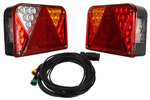 Feux arrière LED DOBPLAST DPT35 + faisceau MANTES 7m, 7 broches