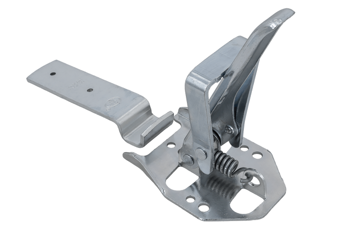 Attelage latéral avec fixation STEELPRESS ZB-04+Z-01A pour fermeture latérale complète remorque