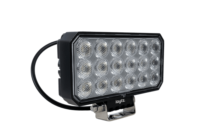 RéflectLampe de travail, réflecteur rectangulaire LED LAYTZ LY7305, 72 LED, 7000 lm