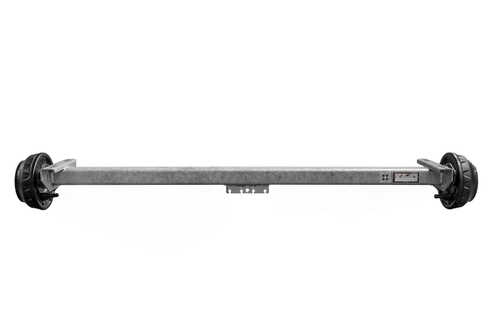 Essieu freiné KNOTT VGB18MV pour remorque/porte-voitures 1800 kg, 1750 mm, 2220 mm, 5x112