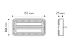 Feu arrière LED TT Technology TT.12028DI, 3 fonctions universel