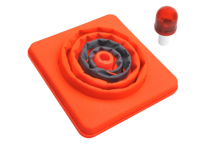 Cône de signalisation LED ProPlus 540319, cône de signalisation pliable, 41 cm