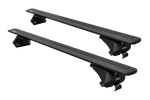 Barres, galerie de toit Inter Pack Virgo IR 135 (G2) avec rails intégrés (noir)