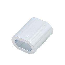 Manchon à sertir aluminium pour câble ZLA.5, de 5 mm