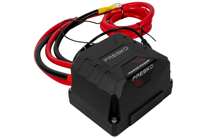 Treuil électrique pour remorque PRESKO RAPTOR 13.5FS 12V 6130 kg avec câble de 24 m