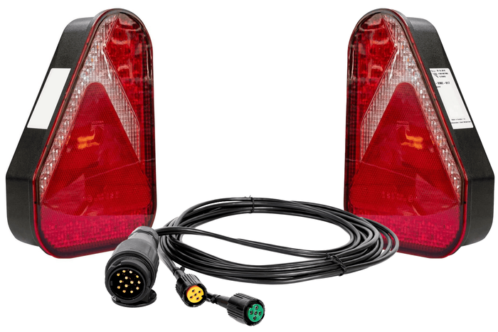 Kit d'éclairage : feux arrière LED ASPÖCK EARPOINT + harnais MANTES 4,1 m 13 broches