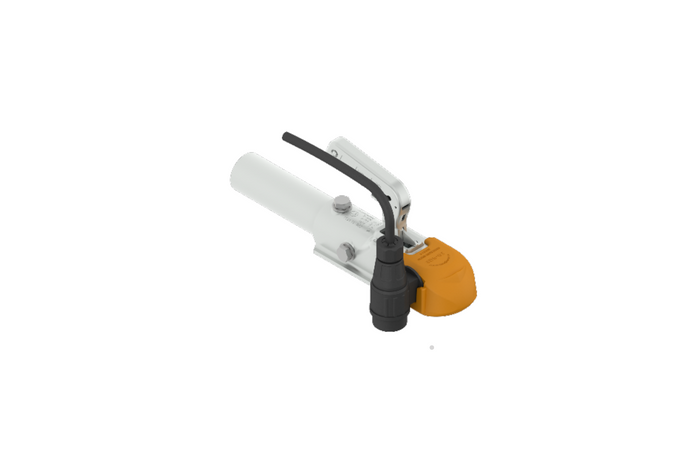 Couvercle, capot de sécurité pour l'attelage à boule Soft Dock STEELPRESS SDP-01 avec emplacement pour la prise.