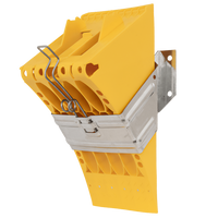 Cale de roue E53 avec support de montage LOKHEN h : 225 mm