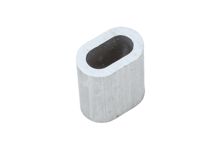 Manchon à sertir aluminium pour câble DROMET ZLA.6,  de 6 mm