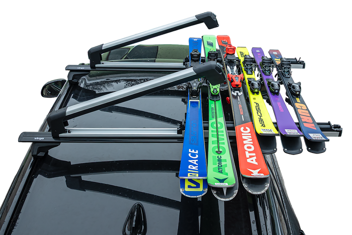 Inter Pack Frostline 6 - support extensible en aluminium pour 6 paires de skis ou 4 snowboards