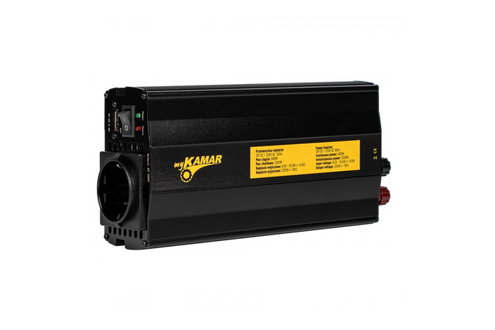 Convertisseur de tension 12V/230V (600/1200W) KAMAR E1924
