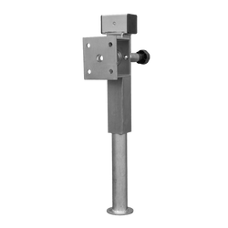 Support de manivelle extensible UNITRAILER D-110.000.049 pour remorque plateau 1300 kg, entraxe 410-645 mm