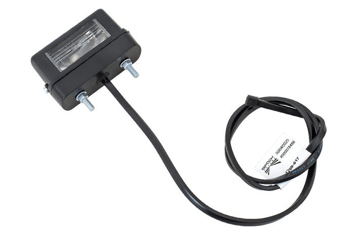 Éclaireur de plaque Aspöck Regpoint petit 12V DC/0,8m