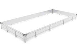 Côtés OUTLET BIS en aluminium H-300 pour remorques CARPLATFORM 4521 et UNIPLAT 450